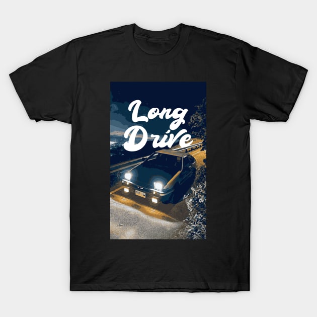 Long Drive T-Shirt by Playful Creatives